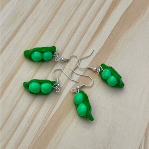 Pea Pod Earrings SET (2)